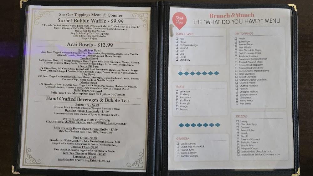 Brunch and Munch Menu image 1